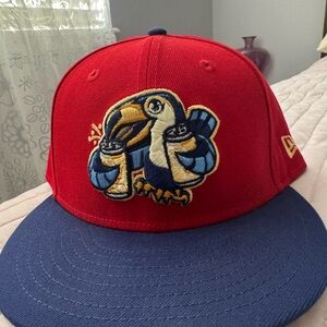 The Clink Room “Two Cans” Red and Blue Toucan Embroidered Cap